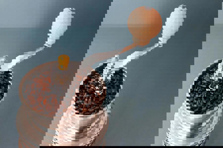 La Cafetière Copper-Effect Traditional Coffee Grinder