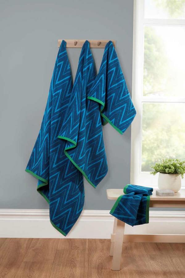 Rapport Helix Chevron 6pc Towel Bale