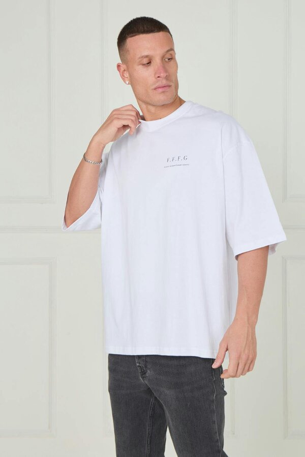 Elaina Fashion Oversized Mens Statement Tee