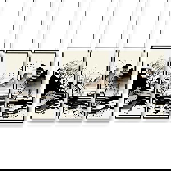 Large Living Room Pictures | Set of 3 wall art prints