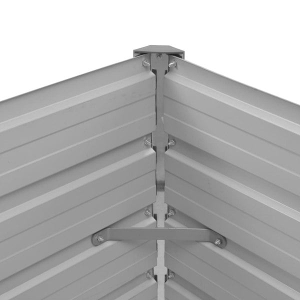 Berkfield Garden Raised Bed Brown 100x40x45 cm Galvanised Steel