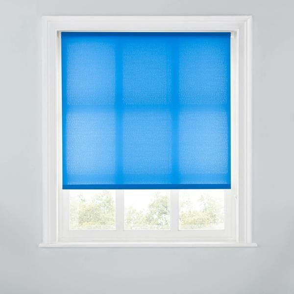 A.Unique Home Trimmable Daylight Roller Blind - 2FT - ROYAL BLUE - 60cm(W) x 170cm(L)