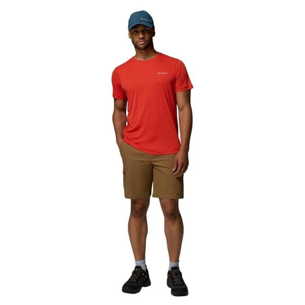 Columbia Mens Zero Rules Performance T-Shirt - Red - 