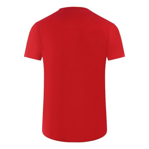 Aquascutum London Tonal Aldis Logo T-Shirt - Red