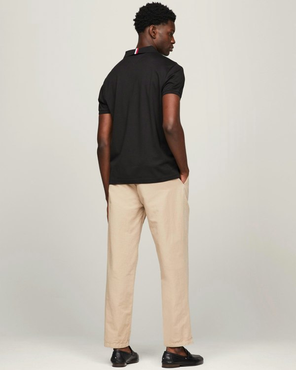 Tommy Hilfiger Liquid Cotton Essential Mens Polo - Black