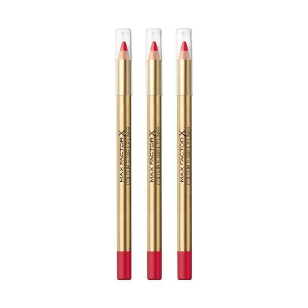 Max Factor 3 x Max Factor Colour Elixir Lip Liner - 065 Red Plum
