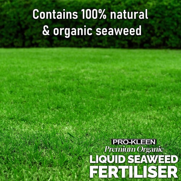 ProKleen Pro-Kleen 10L Liquid Seaweed Fertiliser Ascohyllum Seaweed Extract for Grass Vegetables Fruit Flowers Shrubs Lawns Trees