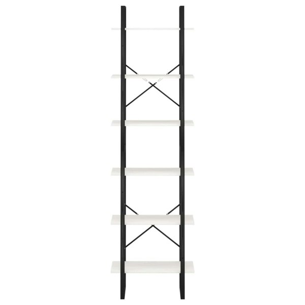 Berkfield Storage Shelf White 60x30x210 cm Solid Wood Pine