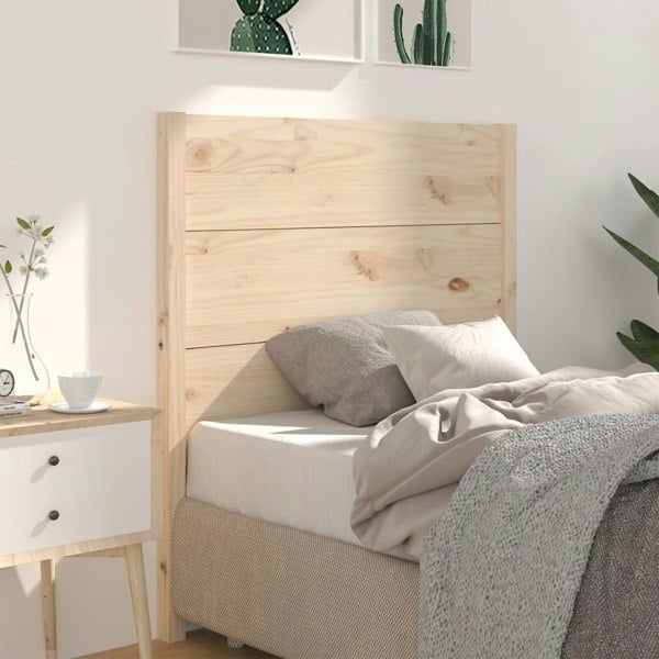 Berkfield Headboard 96x4x100 cm Solid Wood Pine