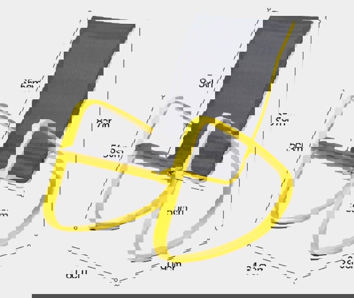 IP023 Modern Rocking Chair, Indoor/ Outdoor Furniture-Weilai Concept-Weilai Concept