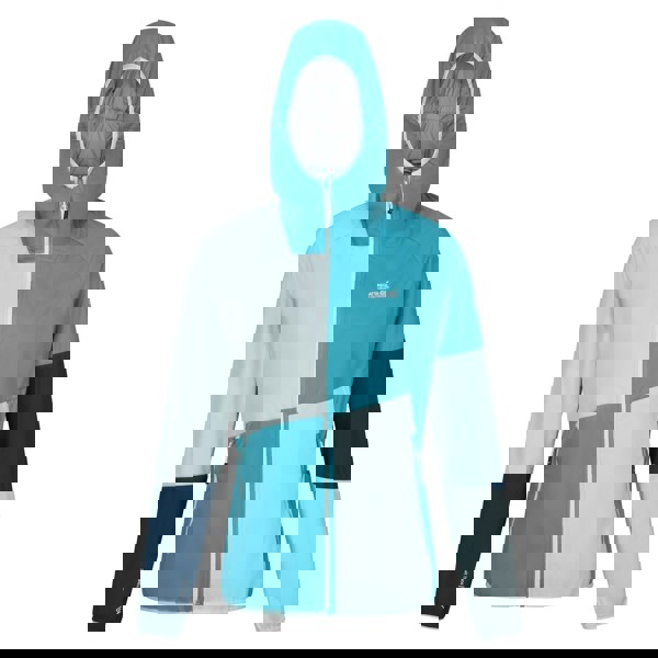 Regatta Womens/Ladies Tarvos VI Waterproof Jacket - Tahoe Blue/Bleached Aqua