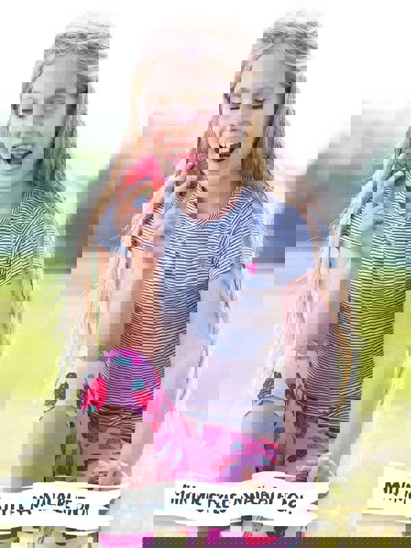 Kite Womens Organic Portesham Jersey T-Shirt Navy Stripe