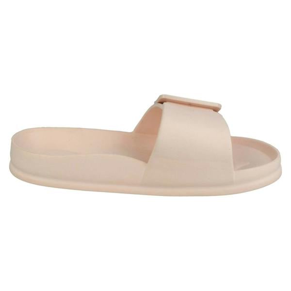 Spot On Ladies Spot On Flat Buckle Mules F00349