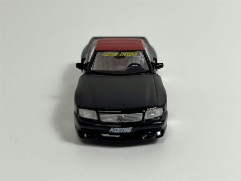 Tarmac Mercedes Benz SL 500 Koenig Specials Black 1:64 Tarmac Works T64G045BL