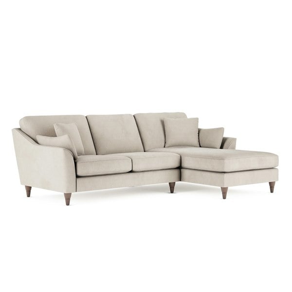 Furnishings For Less Hepburn Large L Shaped Fabric Corner Sofa