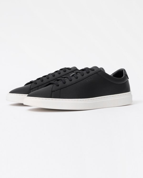 BOSS Orange Mens Kieran Tennis Trainers - Black 002 - Front