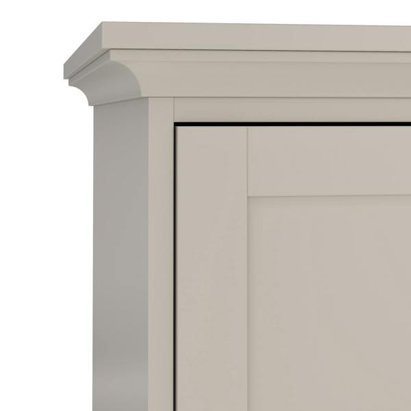 Furniture To Go Paris Wardrobe with 2 Doors in Cashmere