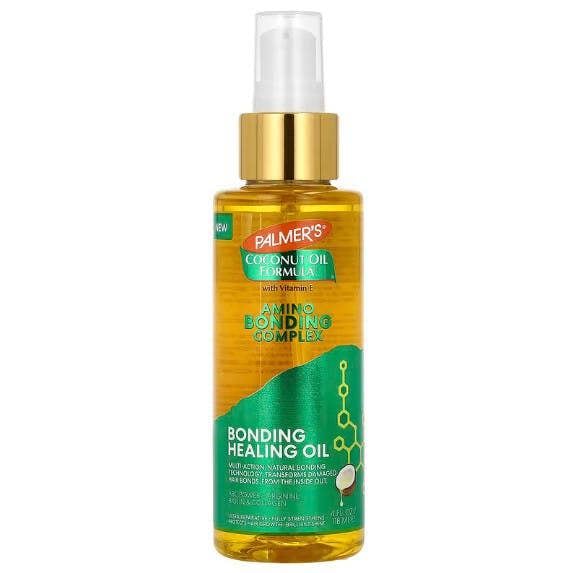 Palmer's Coconut Oil Formula Amino Bonding Complex  lightweight. Heals, strengthens, renews and protects from the inside out.