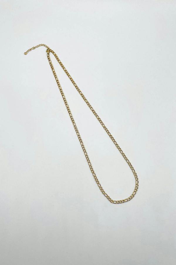 SVNX Figaro Chain Necklace in Gold