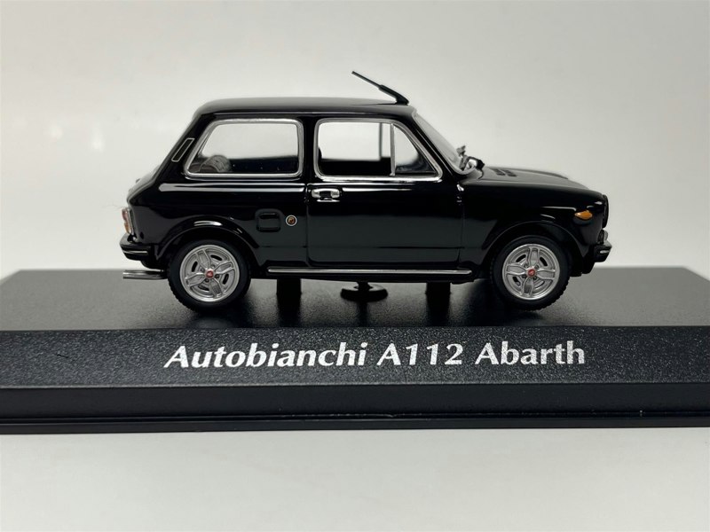 Maxichamps Autobianchi A112 Abarth 1974 Black 1:43 Scale Maxichamps 940121170