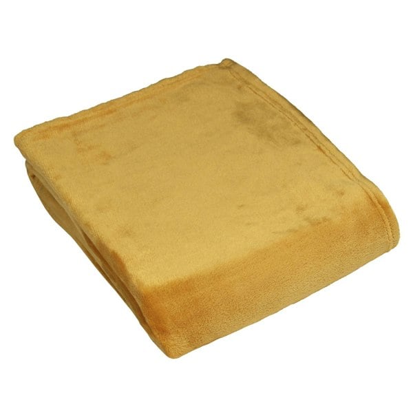 Furn Harlow Throw - Ochre Yellow