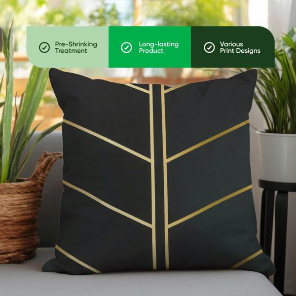 DMD Collective Pair of Outdoor Scatter Cushions – Gold Palm Design