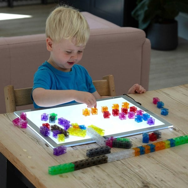 tickit Translucent Colour Linking Cubes