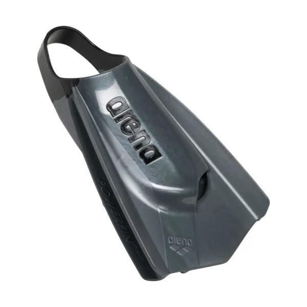 Arena Powerfin Pro II competitive black swim fins with strap