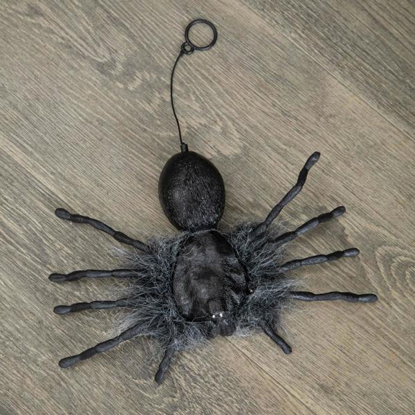 Samuel Alexander 2ft Battery Operated Dropping Dangling Halloween Spider Animatronic Decoration