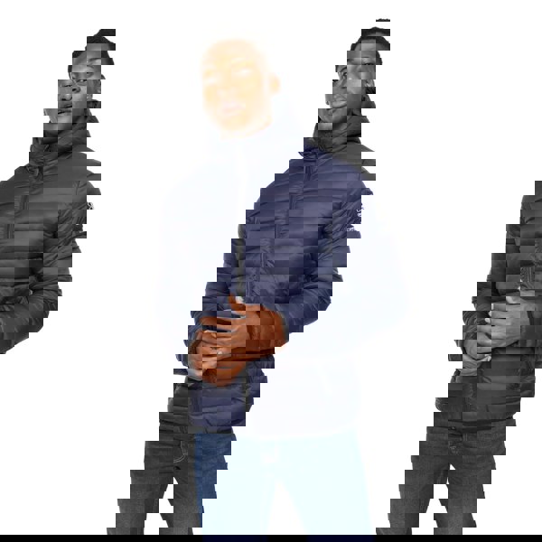 Crosshatch Mens Gattering Jacket - Navy