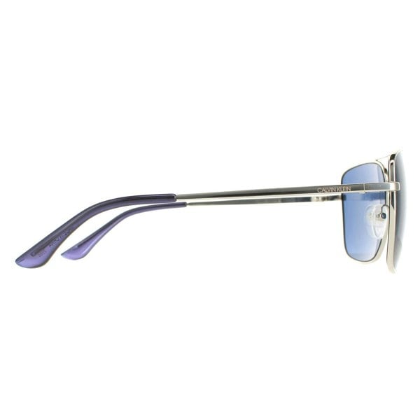 Calvin Klein Sunglasses CK19136S 045 Silver Smoke Grey