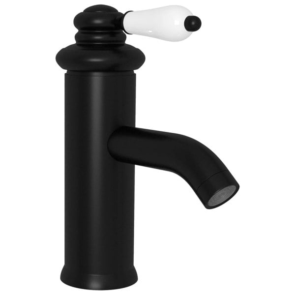 Berkfield Bathroom Basin Faucet Black 130x180 mm