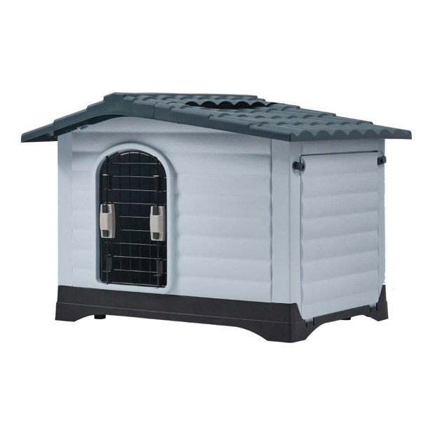 Large Dog Kennel Outdoor Indoor Pet Plastic Garden House Dog Houses Living and Home