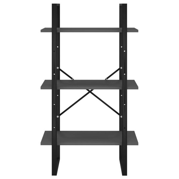 Berkfield Storage Shelf Grey 60x30x105 cm Engineered Wood
