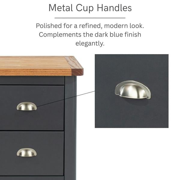 Core Products Set of 2 Dunkeld Spacious 2-Drawer Bedside Cabinets