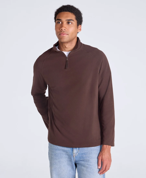 Animal Mens Prague Half-Zip Fleece - Brown