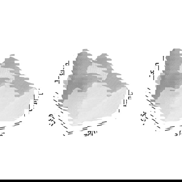 Lavio Orthopedic Neck Pillow Memory Foam Cervical Support Pillow for Pain Relief