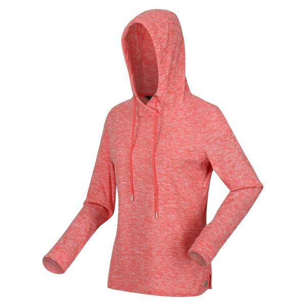 Regatta Womens/Ladies Azaelia Regular Long-Sleeved Hoodie - Peach Blossom Marl - 