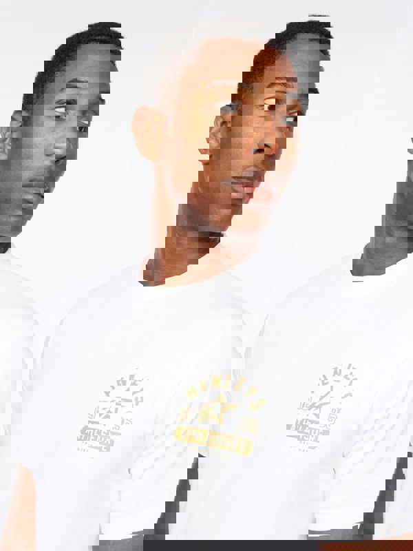Henleys Upton T-Shirt Optic White