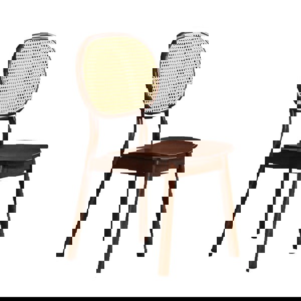 James Rattan Dining Chair, Solid Wood-Rit Concept-Rit Concept