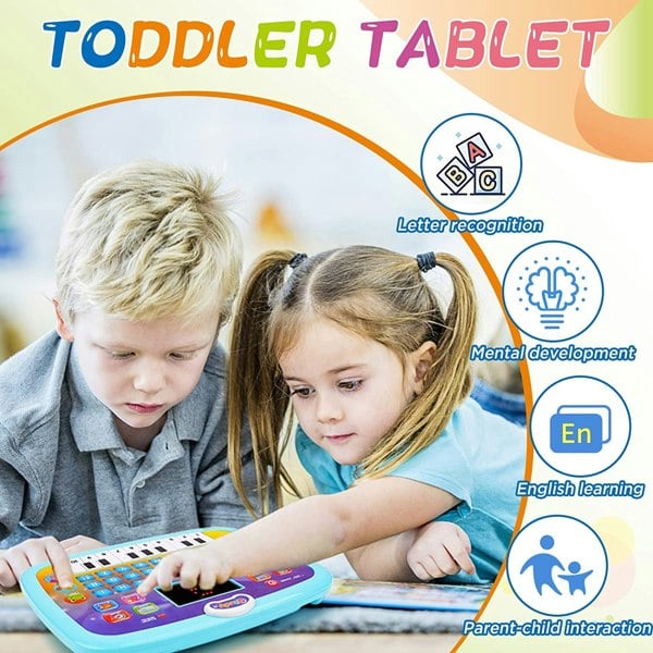 deAO Toys Toddler Tablet Early Learning Educational Toy Multi-Function Musical Touch Pad
