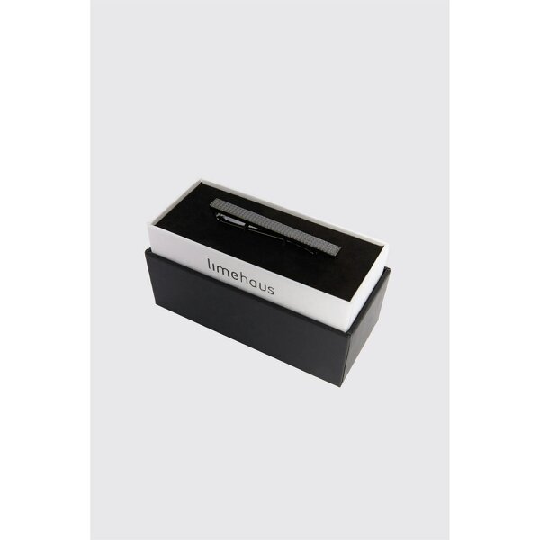 Limehaus Textured Gunmetal Tie Slide
