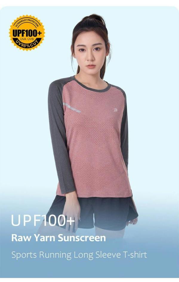Anniou UV Protection Long Sleeve Sports T-shirt