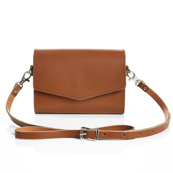 Chestnut Leather Clutch - Clutch Bag - Zatchels