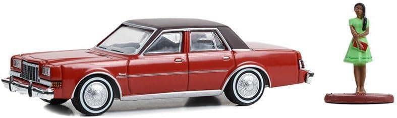 MCSlots 1983 Dodge Diplomat With Woman In Dress 1:64 Scale Greenlight 97150C