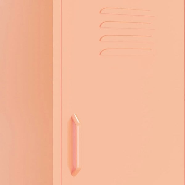 Berkfield Storage Cabinet Pink 42.5x35x101.5 cm Steel