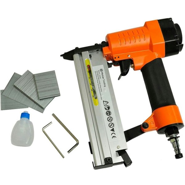 Berkfield 2-in-1 Pneumatic Air Powered Nailer Stapler