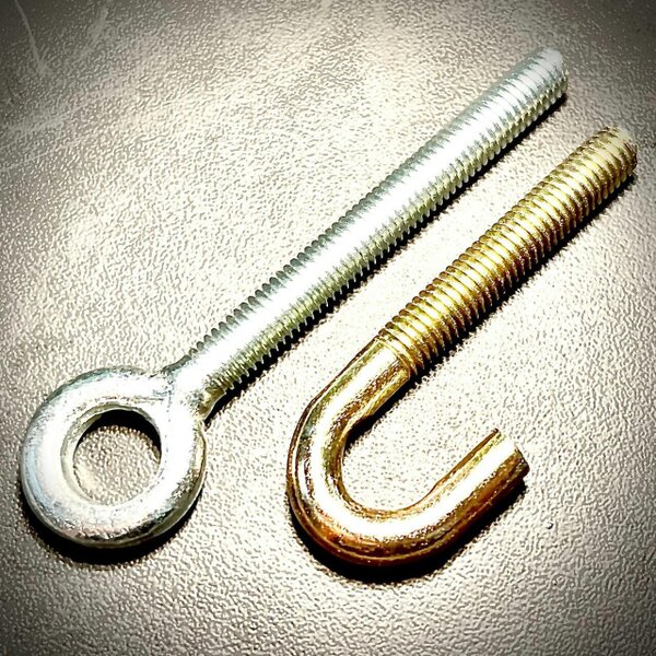Fixaball Eyebolts Hookbolts Wire Cable Rope Fixing Grade 4.8 Zinc