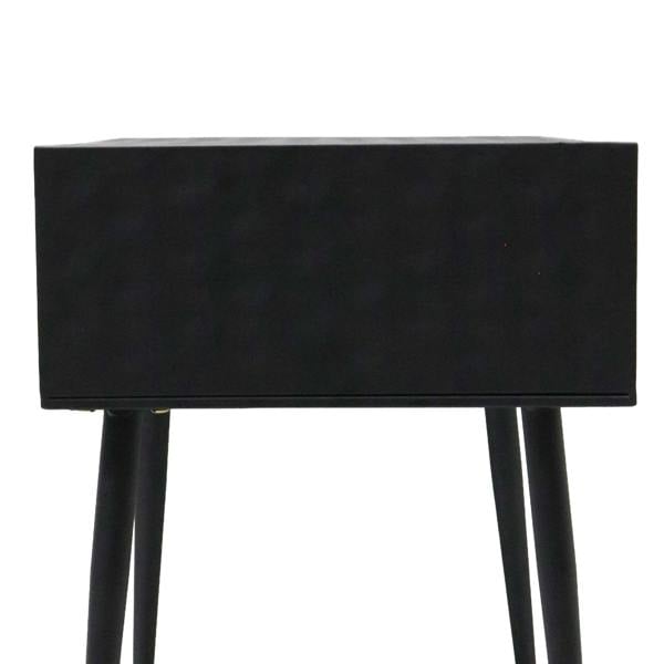 Core Products Jupiter Metal 1-Drawer Bedside Cabinet