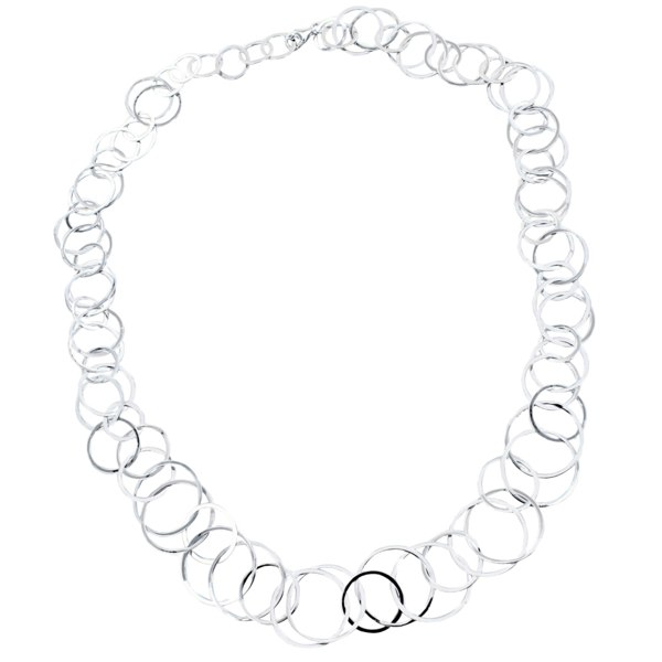 Sterling Silver Slinky Necklace - Reeves & Reeves